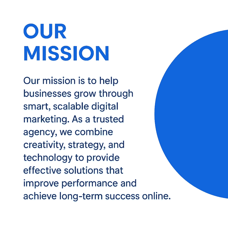 our mission digital marketing agency