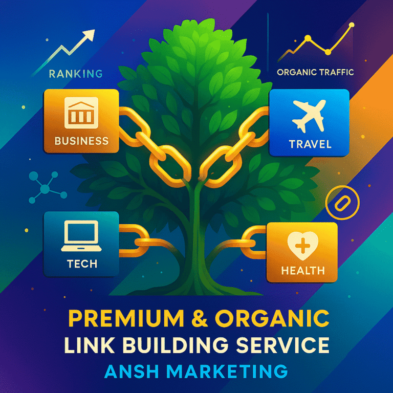 Premium and Organic Link Building Service