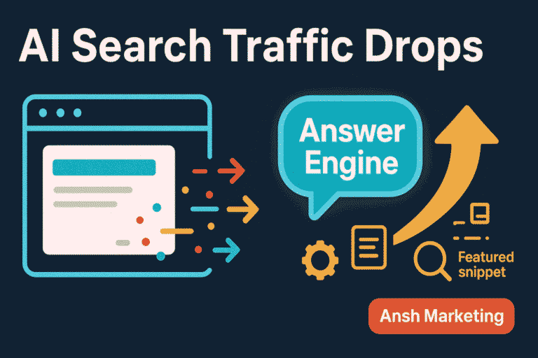 AI Search Traffic Drop and how to recover website traffic lost to ai search engines like ChatGPT and Perplexity